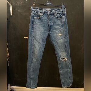 Levi’s altered skinny jeans size 28x28